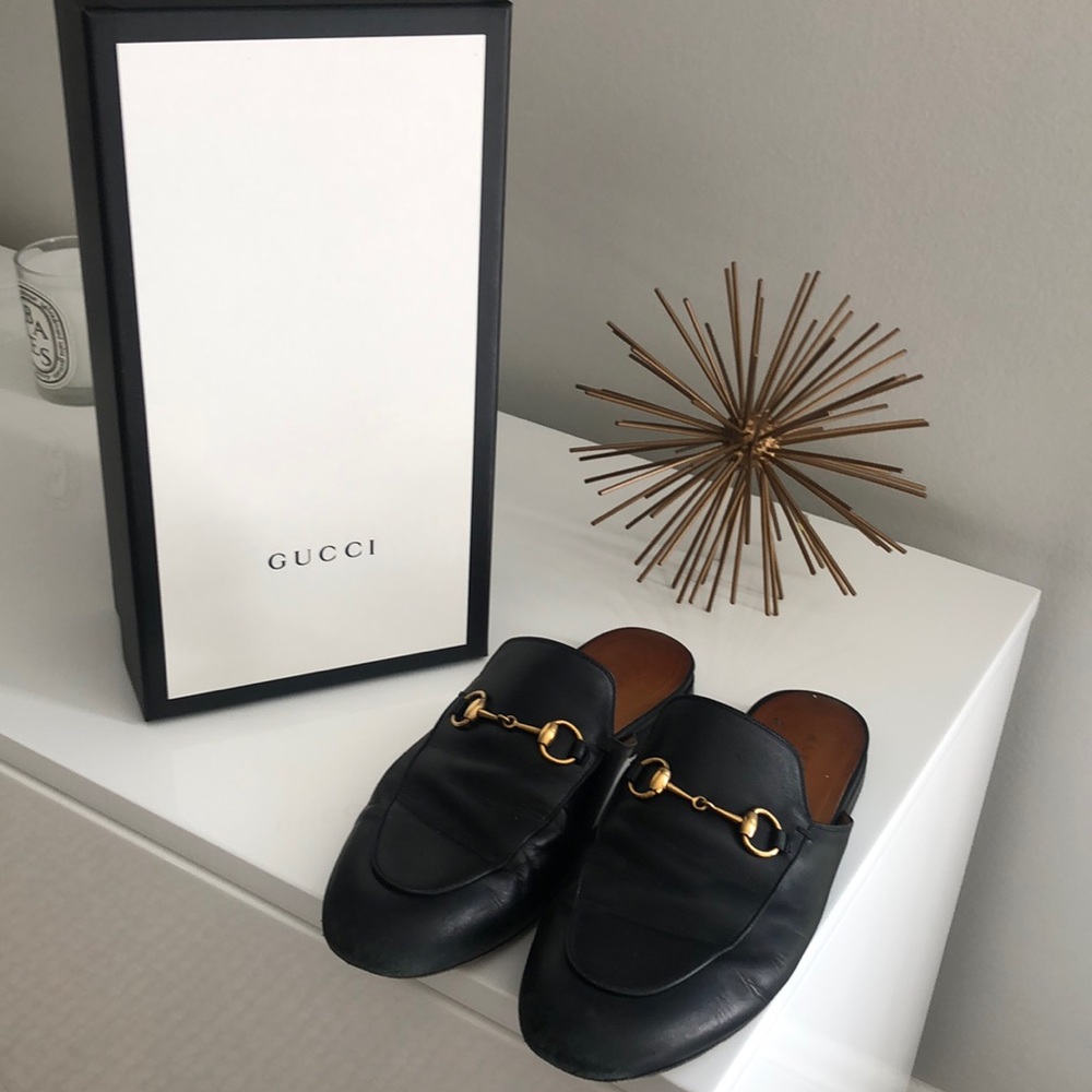 Gucci horsebit mules